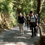 高尾山口から1号路を登り、心地よい汗をかきました